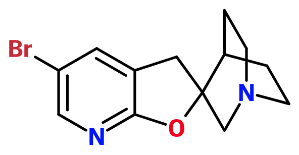(image for) MCYB2040 5-Bromo-3H-1'-azaspiro[furo[2,3-b]pyridine-2,3'-bicyclo[2.2.2]octane]